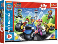 Puzzle 100 prvkov psy hliadka na motorkách