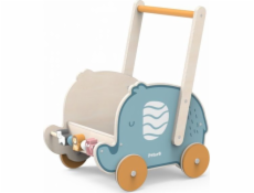 Hračky Viga Viga Polarb Wooden Trolley 2in1 Pusher Elephant