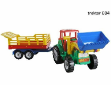 CHOIŃSKI Traktor s lyžicou a prívesom - CHOIŃ 084