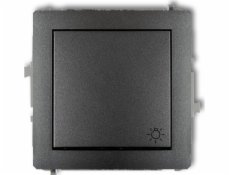 Tlačítko Karlik Deco / Light / Graphite (11DWP-5)