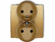 DECO dvojitá pätica pre rám z/u, zlatá 29DGPR-2z