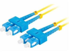 Lanberg Patchcord SM SC/UPC-SC/UPC Duplex 3,0 mm LSZH G657A1 10m Žlutý Lanberg