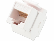 Lindy 60743 Keystone Socket (modulární konektor) Cat6 RJ45, bílá