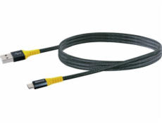 Schwaiger Ladekabel USB 2.0 A> Micro USB 1,2 m Schwarz/Gelb