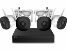 Monitorovací sada, 4x Bullet 2Mpix Cameras, 1x 4-kanálový rekordér Wi-Fi NVR, Kit/NVR1104HS-W-S2/4-F22FE IMOM