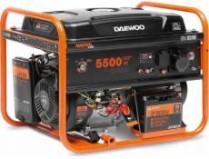 Daewoo GDA 6500E engine-generátor 5000 W 30 L Petrol Orange Black
