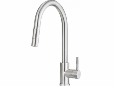 KITCHEN MIXER WITH PULL-OUT SPRAY DEANTE TWO FLOWS  BRUSHED STEEL LIMA