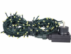 Světla vánočního stromu rum-lux rum-lux lz-eco-led-100 CB+Pr externí světla vánočních stromků s programátorem 100 ks. 3W LED tepelná barva bílá 160 cm