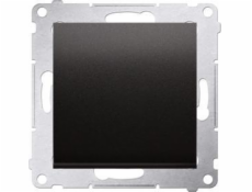 Kontaktní simon Simon 54 Unipolar Connector (Modul) 10AX 250V Rychlé spojky Black Mat DW1.01/49