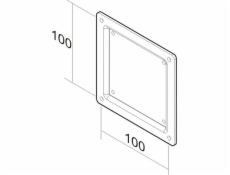 Neomounts  FPMA-VESA100 / VESA Conversion Plate - VESA 75 to 100 / Black