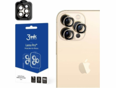 Hybridné sklo 3MK pre objektív fotoaparátu 3MK Lens Protection Pre Apple iPhone 13 Pro/13 Pro Max zlatá/zlatá