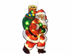 Vianočné dekorácie rebelského Santa Clausa