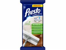 Presto 2in1 hadřík + čisticí kapalina pro podlahy 16 ks.