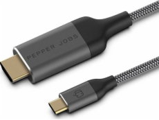 USB pepřové úlohy USB-C Cable-HDMI 1,8 m bílá (PJ-C2H18M)