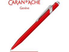 Caran d`arche pen caran d ache 849 klasická linka, m, červená s červenou vložkou