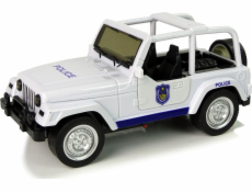 Import Leantoys Off -Road Car Police White Car