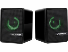 Počítačové reproduktory Forev Stereo PC LED (FV-208)