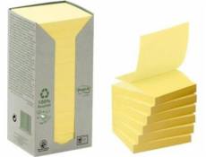 Post-it ekologické adheziva Post-IT® (R330-1T), 76x76mm, 16x100 karty, žluté