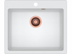 Quadron Morgan 110 Graniteq Copper / White Metallic Sink
