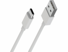 USB USB-A Cable-USB-C 1 M WHITE (43801-Uniw)