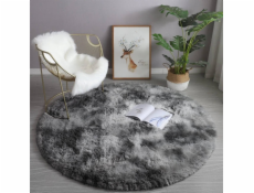 Strado kulatý koberec Ombre Strado 90x90 Ombrey (tmavě šedá)