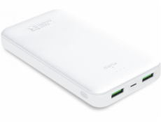 Powerbank Puro Puro White Fast Charger Power Bank-Power Bank pro chytré telefony a tablety 20 000 MAH, 2xusb-a + 1xusb-c (bílá)