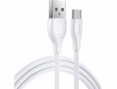 USB USB-A USB kabel-USB-C 1 M WHITE (REMAX)