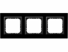 Ospel Triple Frame Sonata Black Glass (R-3RGC/32/25)