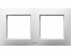 Ospel Aria Double Frame pro konektory IP44 BIALY RH-2U/00