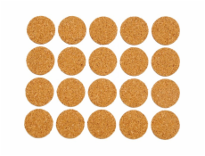 Chrániče samolepící 20 mm korek-20 ks