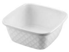 Košík 34x34x14 cm bílý plast