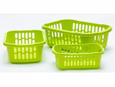Košík TIN 34x24cm barva plast mix barev