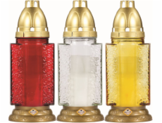 Svíčka hřbitovní 60 g/21 cm sklo