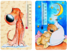 Teploměr dětský 9x4 cm