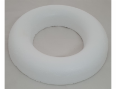 Kroužek polystyren 25 cm korpus půlka na výrobu věnců