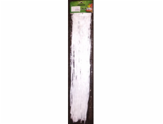 Lameta vánoční hladká bílá 100 cm