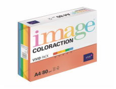 Kancelářský papír Image Coloraction A4/80g, Mix intenzivní 5x20, mix - 100
