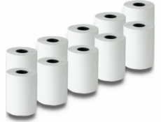 Qoltec 51896 Thermal roll 57 x 20 | 55g/m2 | 10 pcs. | BPA free
