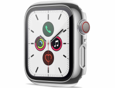 Alogy Case Alogy case 2v1 kryt se sklem pro Apple Watch 4/5/6 / SE 40mm Silver