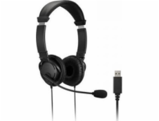 HiFi USB sluchátka s mikrofonem a tlačítky