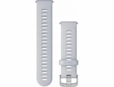 Silikonový pás pro rychlé uvolnění 22 zápěstí (kaminobiał / stříbrná spona) (010-11251-3b)