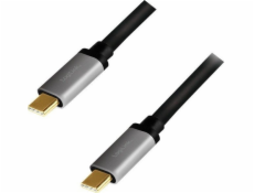 Kábel USB-C M/M, 4K/60 Hz, PD aluminiowy 1m