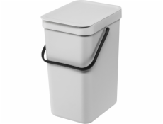 Brabantia Sort & Go Waste Bin Light Grey 12 L