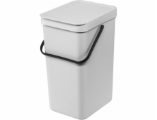 Brabantia Sort & Go Waste Bin Light Grey 16 L