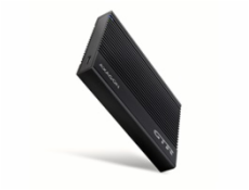 AXAGON EE25-GTR, USB-C 10Gbps - SATA 6G 2.5  RIBBED box, černý