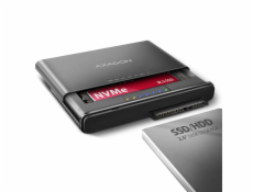 AXAGON ADSA-CC USB-C 10 Gbps - NVMe M.2 SSD & SATA 2.5 /3.5  SSD/HDD CLONE MASTER 2 adaptér