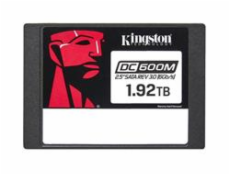 Kingston SSD DC600M 1920GB SATA III 2.5  3D TLC (čtení/zápis: 560/530MBs; 94/78k IOPS; 1DWPD), Mixed-use