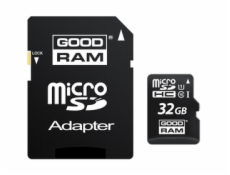 MicroSDHC 32GB CL10 + adapter GOODRAM 