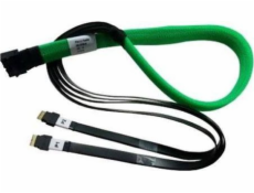 Broadcom LSI internal U.3 cable 1.0 m SlimLine x8 (SFF-8654) do 2x SlimLine x4 (SFF-8654)