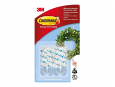 Háčik samolepiaci 3M Command™ Medium, transp., 2 ks